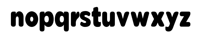 Pangi Rounded Black Condensed Font LOWERCASE