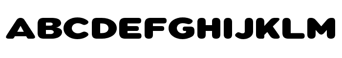 Pangi Rounded Black Expanded Font UPPERCASE