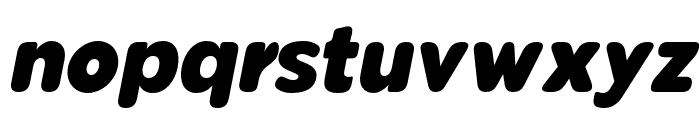 Pangi Rounded Black Narrow Ita Font LOWERCASE