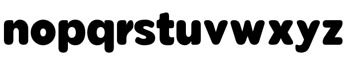 Pangi Rounded Black Narrow Font LOWERCASE