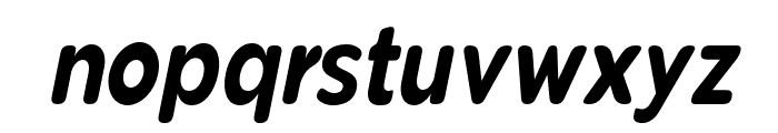Pangi Rounded Bold Cond Ita Font LOWERCASE