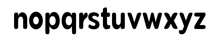Pangi Rounded Bold Condensed Font LOWERCASE