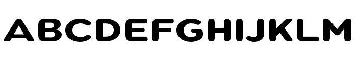 Pangi Rounded Bold Expanded Font UPPERCASE