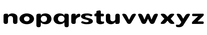 Pangi Rounded Bold Expanded Font LOWERCASE