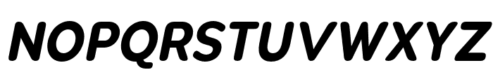 Pangi Rounded Bold Narrow Ita Font UPPERCASE