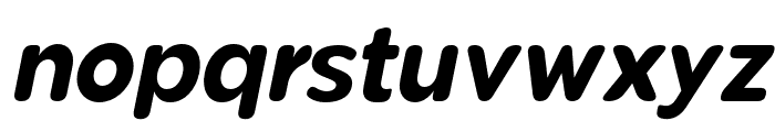 Pangi Rounded Bold Narrow Ita Font LOWERCASE