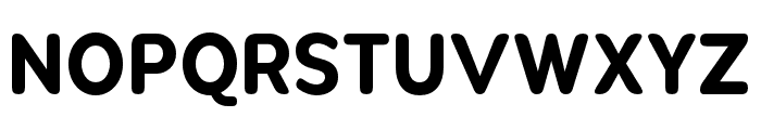 Pangi Rounded Bold Narrow Font UPPERCASE