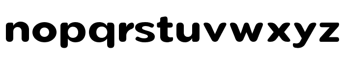 Pangi Rounded Bold Wide Font LOWERCASE