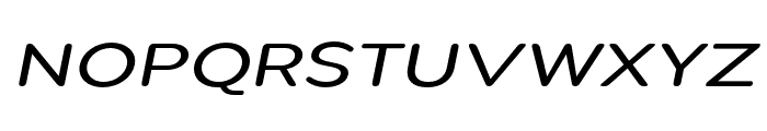 Pangi Rounded Expanded Italic Font UPPERCASE