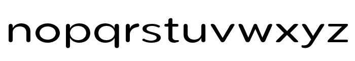 Pangi Rounded Expanded Font LOWERCASE