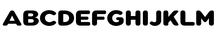 Pangi Rounded ExtBd Wide Font UPPERCASE