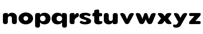 Pangi Rounded ExtBd Wide Font LOWERCASE