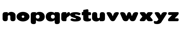 Pangi Rounded ExtBlk Exp Font LOWERCASE