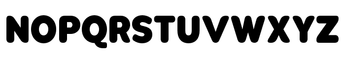 Pangi Rounded ExtBlk Narrow Font UPPERCASE