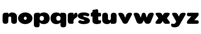 Pangi Rounded ExtBlk Wide Font LOWERCASE