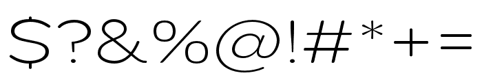 Pangi Rounded ExtLt Exp Font OTHER CHARS