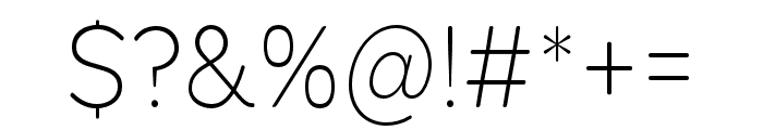 Pangi Rounded ExtLt Narrow Font OTHER CHARS