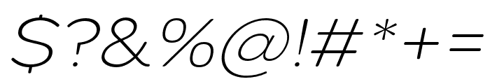 Pangi Rounded ExtLt Wide Ita Font OTHER CHARS