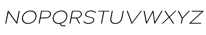 Pangi Rounded ExtLt Wide Ita Font UPPERCASE