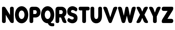 Pangi Rounded Heavy Condensed Font UPPERCASE