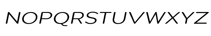 Pangi Rounded Light Exp Ita Font UPPERCASE