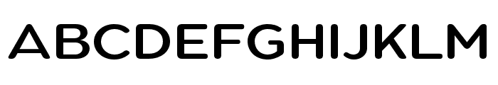 Pangi Rounded Med Wide Font UPPERCASE