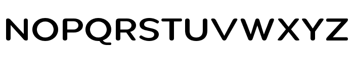 Pangi Rounded Med Wide Font UPPERCASE