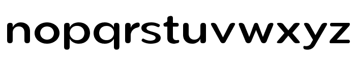 Pangi Rounded Med Wide Font LOWERCASE