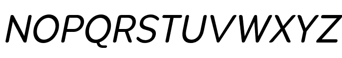 Pangi Rounded Narrow Ita Font UPPERCASE