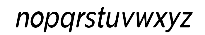 Pangi Rounded News Cond Ita Font LOWERCASE