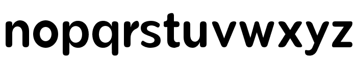 Pangi Rounded SemBd Narrow Font LOWERCASE