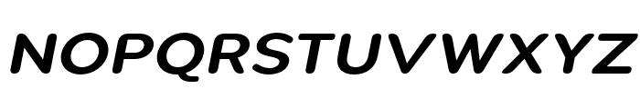 Pangi Rounded SemBd Wide Ita Font UPPERCASE