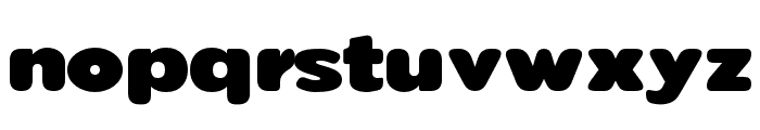 Pangi Rounded Ultra Wide Font LOWERCASE