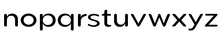 Pangi Rounded Wide Font LOWERCASE