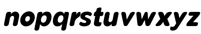 Pangi Rounded XBd Narrow It Font LOWERCASE