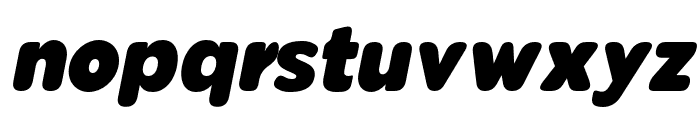 Pangi Rounded XBlk Narrow It Font LOWERCASE