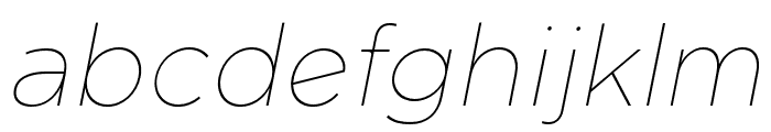 Pangi Thin Italic FONT