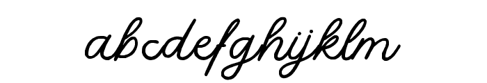 Panhitra-Script Font LOWERCASE