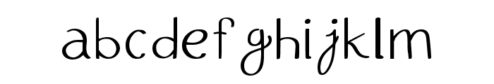Pannache Regular Font LOWERCASE