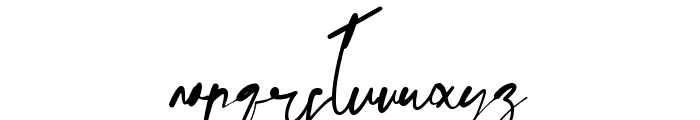 Panorama Balinesia Signature Font LOWERCASE