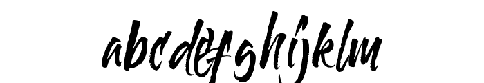 PantelRough-Regular Font LOWERCASE