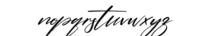 Pantherdam Signature Font LOWERCASE