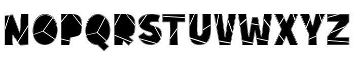 Paper Slice Font UPPERCASE