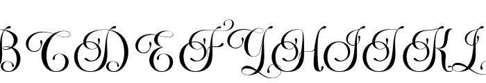 Papillon Font UPPERCASE