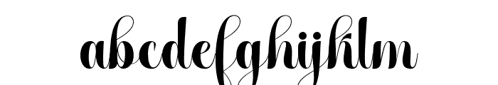 Papillon Font LOWERCASE