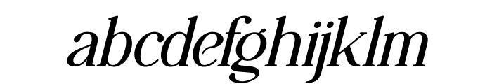 Papolina Italic Font LOWERCASE