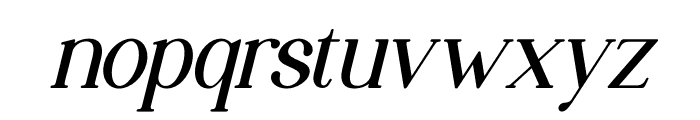 Papolina Italic Font LOWERCASE