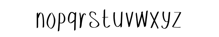 Parabumcy Font LOWERCASE