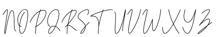 Parachute Signature Font UPPERCASE