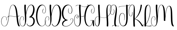 Parade Font UPPERCASE